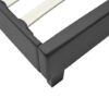 006-000014-5 Κρεβάτι Nevil pakoworld 100x200 PU χρώμα μαύρο ματ. 006-000014