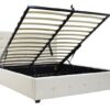 Κρεβάτι Roi pakoworld 160x200 PU λευκό ματ + αποθηκευτικό χώρο.  006-000016