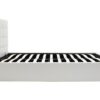 Κρεβάτι Roi pakoworld 160x200 PU λευκό ματ + αποθηκευτικό χώρο.  006-000016