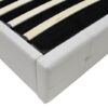 Κρεβάτι Roi pakoworld 160x200 PU λευκό ματ + αποθηκευτικό χώρο.  006-000016