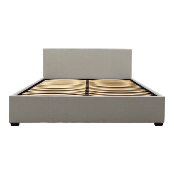 Κρεβάτι Norse pakoworld ύφασμα γκρι με αποθηκευτικό χώρο 160x200εκ.  006-000030