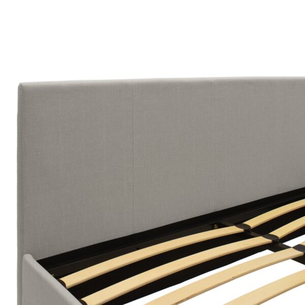 Κρεβάτι Norse pakoworld ύφασμα γκρι με αποθηκευτικό χώρο 160x200εκ.  006-000030