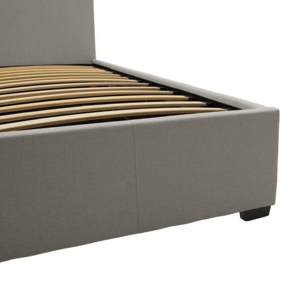 Κρεβάτι Norse pakoworld ύφασμα γκρι με αποθηκευτικό χώρο 160x200εκ.  006-000030