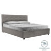 Κρεβάτι Roi pakoworld με αποθηκευτικό χώρο pu γκρι ματ 160x200εκ.  006-000045