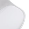 029-000048-6 Καρέκλα Gaston pakoworld PP-PU λευκό-φυσικό πόδι 43x51x75εκ. 029-000048