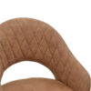 Πολυθρόνα Macie pakoworld ύφασμα καφέ antique-μαύρο 58x50x85εκ.  029-000151