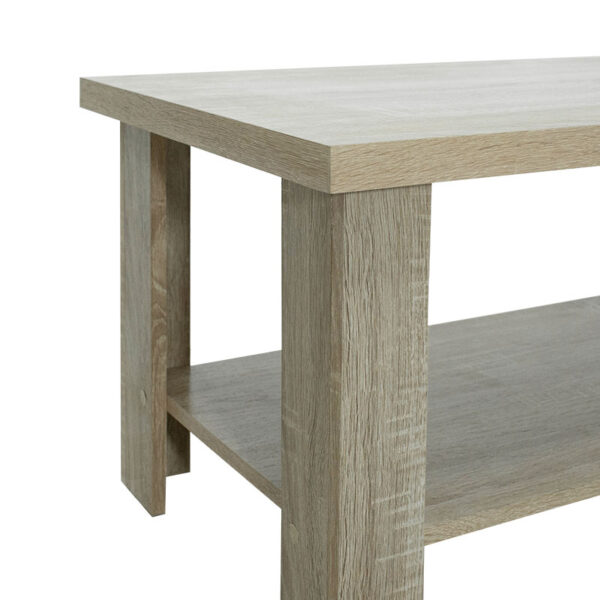 049-000024-3 Τραπέζι σαλονιού RIANO pakoworld χρώμα sonoma 89,5x49,5x42,5εκ. 049-000024