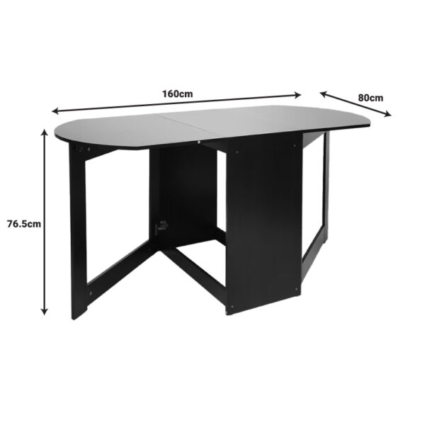 Τραπέζι Nadine pakoworld πολυμορφικό-επεκτεινόμενο wenge 160x80x76.5εκ.  049-000091