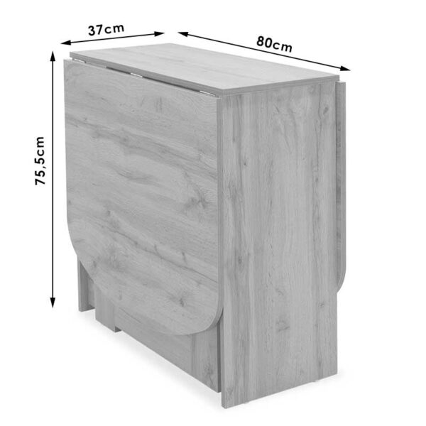 Τραπέζι Nadine pakoworld πολυμορφικό-επεκτεινόμενο wenge 160x80x76.5εκ.  049-000091