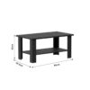 049-000097-3 Τραπέζι σαλονιού Riano pakoworld zebrano μελαμίνης 89x49.5x42εκ 049-000097