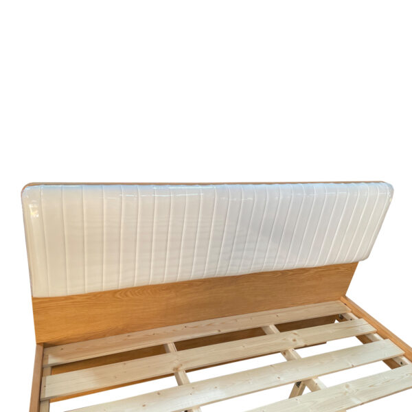 072-000126-2 Κρεβάτι Akva pakoworld διπλό mdf σε φυσική απόχρωση 150x200εκ 072-000126
