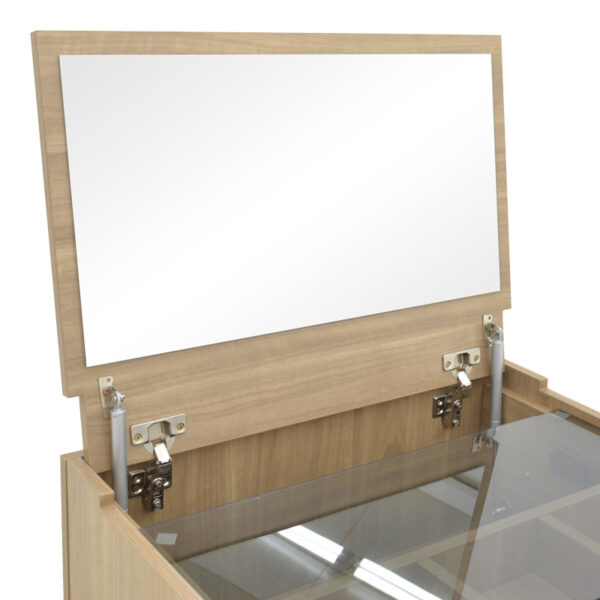 Τουαλέτα κρεβατοκάμαρας Sonlen pakoworld ανθρακί-sonoma 60x45x130εκ.  072-000154