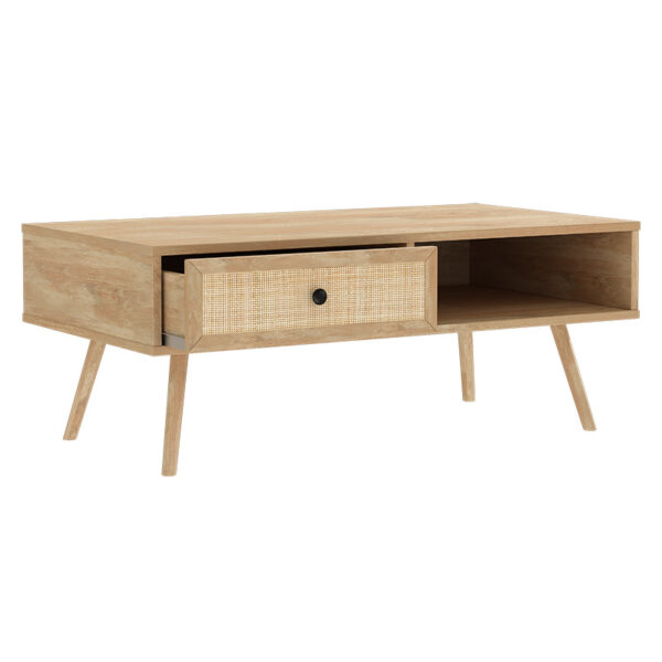 086-000005-2 Τραπέζι σαλονιού Oslo pakoworld sonoma 110x59x41,5εκ. 086-000005