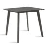 Τραπέζι Benson pakoworld MDF σε rustic grey απόχρωση 80x80x75εκ.  097-000002
