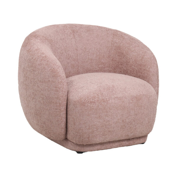 Πολυθρόνα Freya pakoworld ύφασμα σε απόχρωση σάπιο μήλο 93x87x76εκ.  110-000069