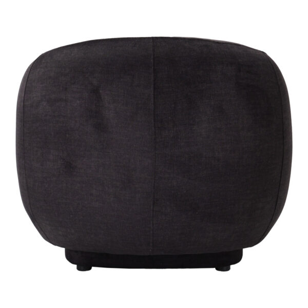 Πολυθρόνα Freya pakoworld ύφασμα σε ανθρακί απόχρωση 93x87x76εκ.  110-000119