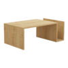 120-000505 Τραπέζι σαλονιού Poko pakoworld σε oak απόχρωση 86.8x50x32,4εκ. 120-000505