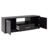 123-000042-3 Έπιπλο τηλεόρασης OLYMPUS pakoworld χρώμα wenge 144x39x50,5εκ. 123-000042