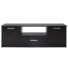 123-000042-4 Έπιπλο τηλεόρασης OLYMPUS pakoworld χρώμα wenge 144x39x50,5εκ. 123-000042
