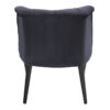 Πολυθρόνα Loreta pakoworld βελούδο ανθρακί με μαύρα πόδια 55x57x78εκ.  146-000018