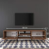 182-000003-5 Έπιπλο τηλεόρασης Sabian pakoworld καρυδί 180x35x48,5εκ 182-000003