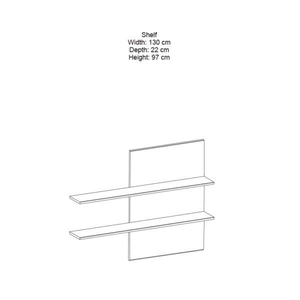 192-000003-5 Σύνθετο σαλονιού Salome pakoworld LED wenge 200x41x190εκ. 192-000003