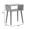 197-000307-4 Κομοδίνο Hank pakoworld σε φυσική απόχρωση 45x30x60εκ. 197-000307