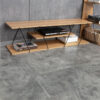 225-000029-2 Έπιπλο τηλεόρασης Tars pakoworld sonoma-μαύρο 120x30x33εκ. 225-000029
