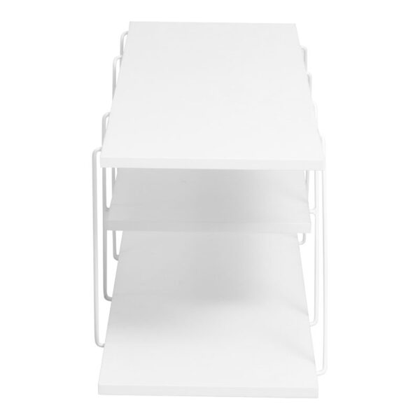 225-000031-3 Έπιπλο τηλεόρασης Tars pakoworld λευκό 120x30x33εκ. 225-000031
