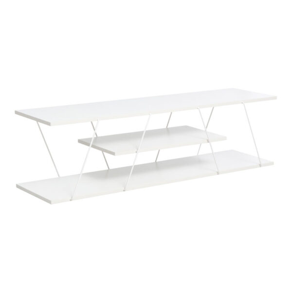 Έπιπλο τηλεόρασης Tars pakoworld λευκό 120x30x33εκ.  225-000031