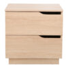 225-000080-2 Κομοδίνο Verena pakoworld σε φυσική απόχρωση 48x40x48εκ. 225-000080