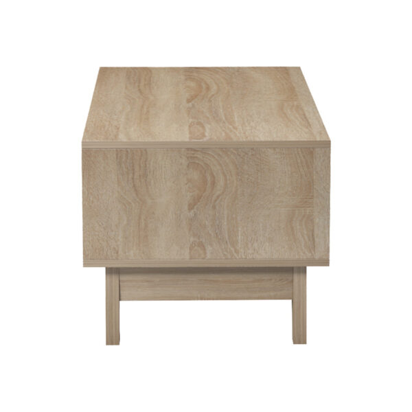 Τραπέζι σαλονιού Judas pakoworld σε μπεζ μαρμάρου-sonoma απόχρωση 90x45x38.5εκ.  230-000095