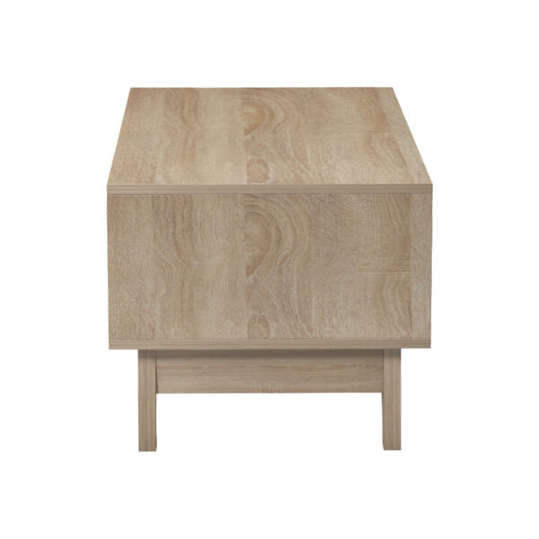 Τραπέζι σαλονιού Judas pakoworld σε μαύρο μαρμάρου-sonoma απόχρωση 90x45x38.5εκ.  230-000096