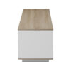 Έπιπλο τηλεόρασης Winey pakoworld σε sonoma-λευκή απόχρωση 180x44.5x44.5εκ.  230-000112