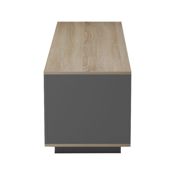 Έπιπλο τηλεόρασης Winey pakoworld σε sonoma-ανθρακί απόχρωση 180x44.5x44.5εκ.  230-000113