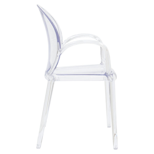 Πολυθρόνα Flair pakoworld PC διαφανές.  231-000007