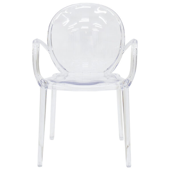 Πολυθρόνα Flair pakoworld PC διαφανές.  231-000007