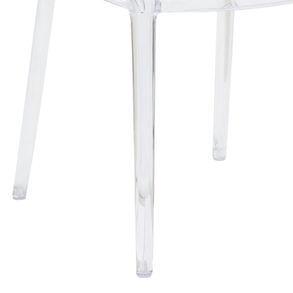 Πολυθρόνα Flair pakoworld PC διαφανές.  231-000007