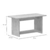 248-000025-4 Τραπέζι Kumba pakoworld σε oak απόχρωση 80x40x42εκ 248-000025