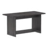 248-000026-1 Τραπέζι Kumba pakoworld σε ανθρακί-wenge απόχρωση 80x40x42εκ 248-000026
