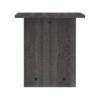 248-000026-3 Τραπέζι Kumba pakoworld σε ανθρακί-wenge απόχρωση 80x40x42εκ 248-000026