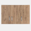 249-000041-2 Πατάρι ντουλάπας Zelia pakoworld τρίφυλλο oak 90x42x60εκ. 249-000041