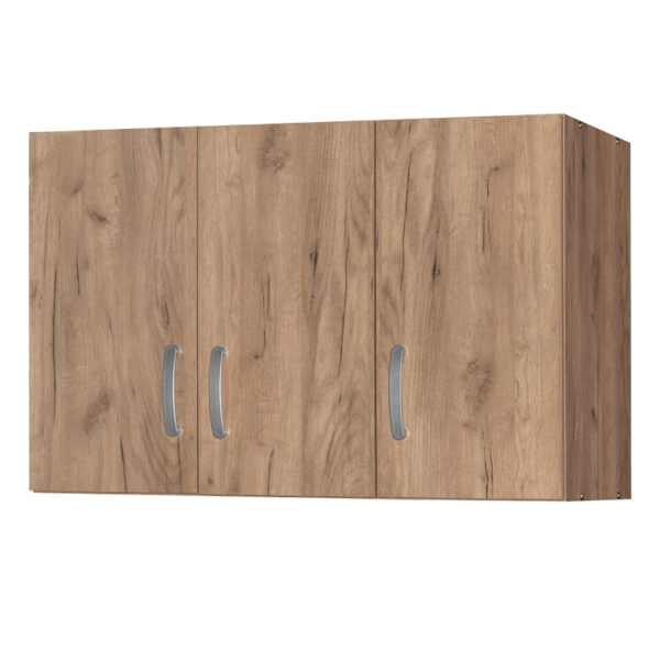 Πατάρι ντουλάπας Zelia pakoworld τρίφυλλο oak 90x42x60εκ.  249-000041