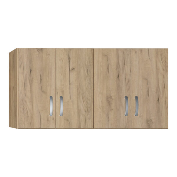 Πατάρι ντουλάπας Zelia pakoworld τετράφυλλο σε oak απόχρωση 120x42x60εκ  249-000078