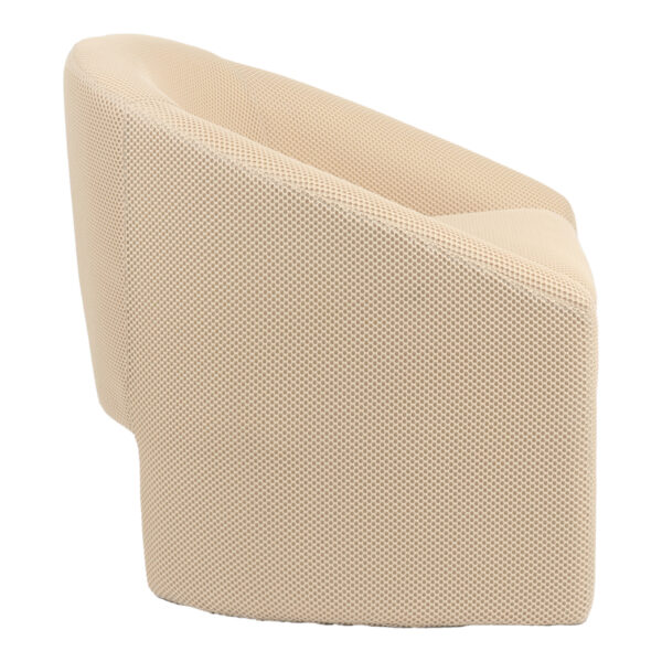 Πολυθρόνα Mordak pakoworld μπεζ ύφασμα 82x72x74εκ.  255-000068