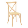 263-000056 Καρέκλα Dylon pakoworld στοιβαζόμενη ξύλο οξιάς-rattan άβαφη 48x52x89εκ. 263-000056