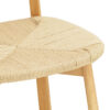 Καρέκλα Clareta pakoworld rubberwood-σχοινί σε φυσική απόχρωση 53x55x79εκ.  263-000057