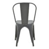 Καρέκλα Utopia pakoworld μέταλλο σε ανθρακί απόχρωση 44x44x85εκ.  270-000028