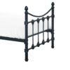 Κρεβάτι Beowulf pakoworld μαύρο μεταλλικό 90x190εκ.  285-000016