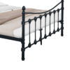 Κρεβάτι Beowulf pakoworld μαύρο μεταλλικό 140x190εκ.  285-000017